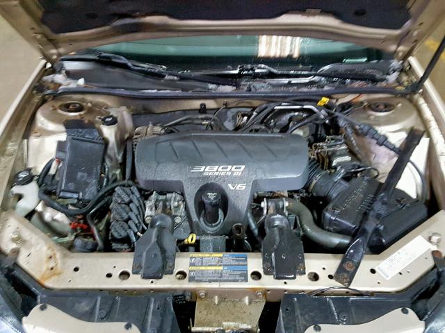 2G2WS522751318990 - 2005 PONTIAC GRAND PRIX GOLD photo 7