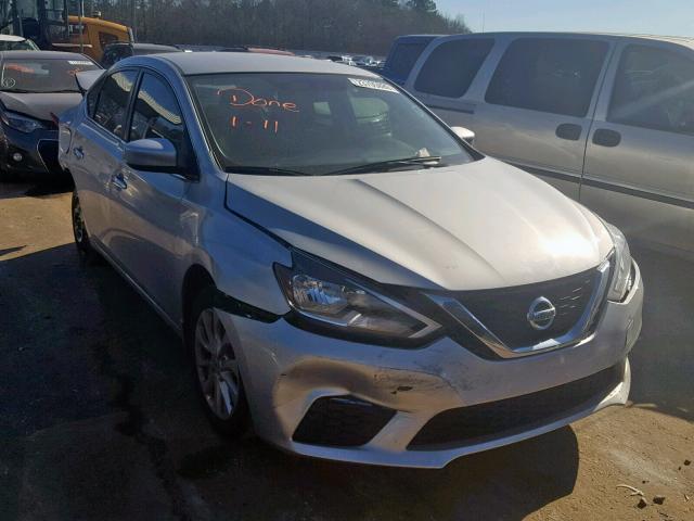 3N1AB7APXHY270909 - 2017 NISSAN SENTRA S SILVER photo 1