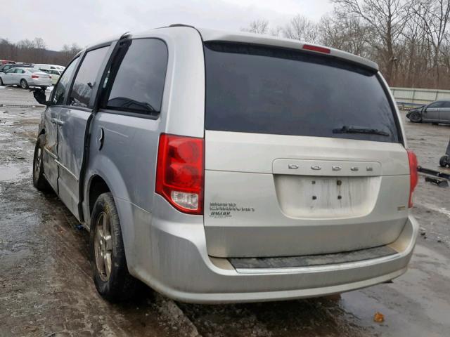 2C4RDGCG7CR111491 - 2012 DODGE GRAND CARA ვერცხლისფერი ფოტო 3