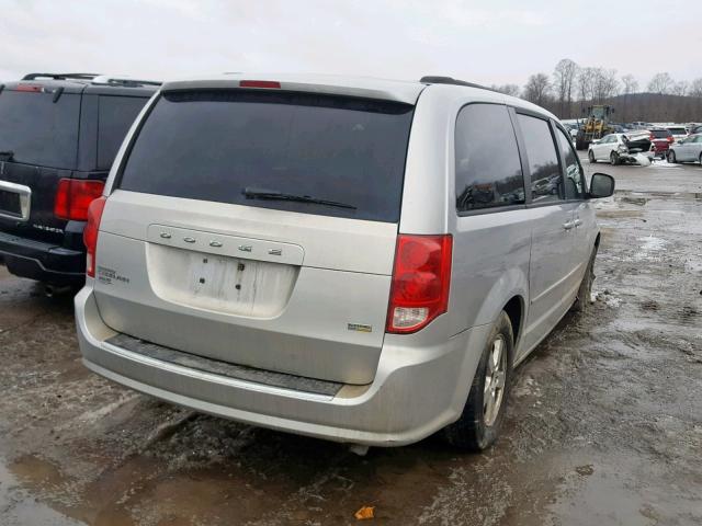 2C4RDGCG7CR111491 - 2012 DODGE GRAND CARA ვერცხლისფერი ფოტო 4