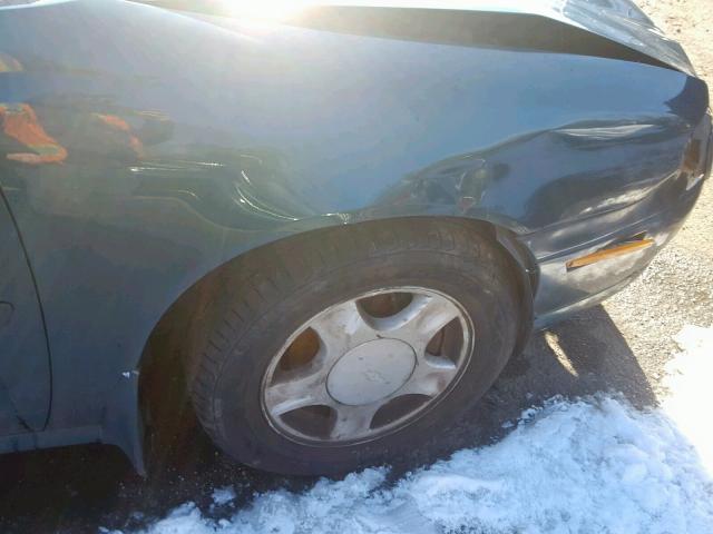 1G1NE52J9Y6344552 - 2000 CHEVROLET MALIBU LS მწვანე ფოტო 9