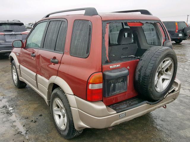 JS3TD62V314159300 - 2001 SUZUKI GRAND VITA MAROON photo 3