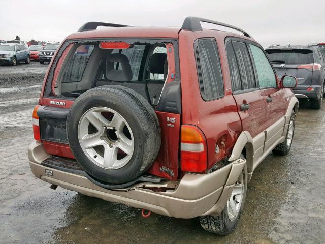 JS3TD62V314159300 - 2001 SUZUKI GRAND VITA MAROON photo 4