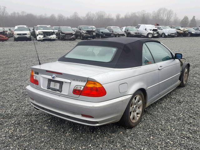 WBABS33451JY55742 - 2001 BMW 325 CI SILVER photo 4