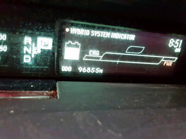 JTDKN3DU3A0215866 - 2010 TOYOTA PRIUS BEIGE photo 8