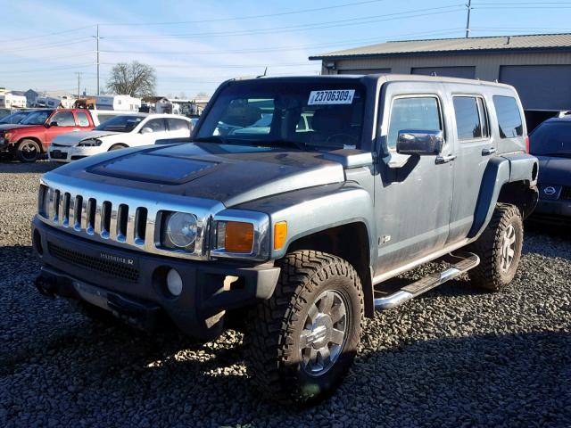 5GTDN136868154239 - 2006 HUMMER H3 GREEN photo 2