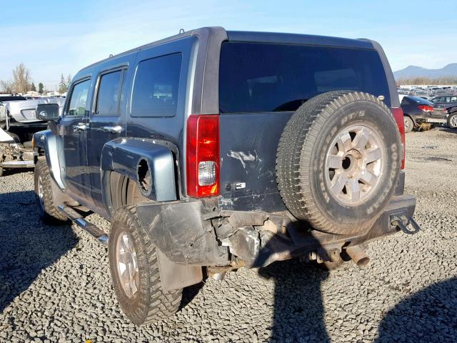 5GTDN136868154239 - 2006 HUMMER H3 GREEN photo 3