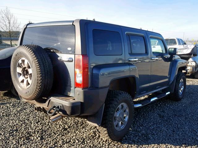 5GTDN136868154239 - 2006 HUMMER H3 GREEN photo 4