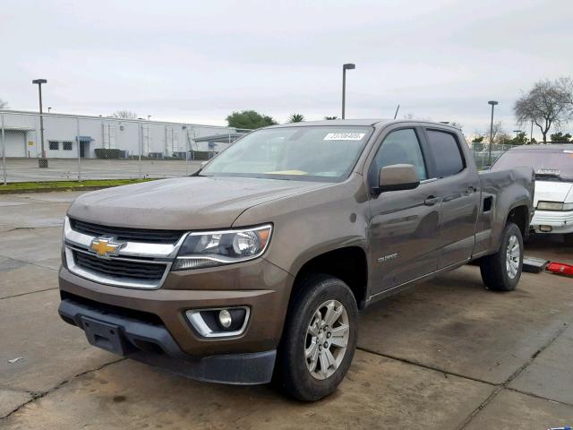 1GCGSBE31F1140472 - 2015 CHEVROLET COLORADO L BROWN photo 2