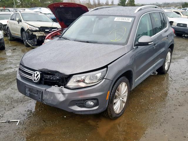 WVGAV7AX6GW576379 - 2016 VOLKSWAGEN TIGUAN S GRAY photo 2