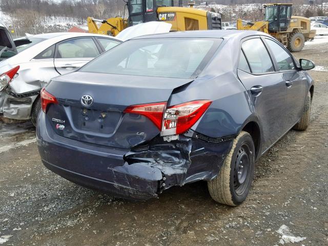 2T1BURHE6HC942248 - 2017 TOYOTA COROLLA L 蓝色 照片 4