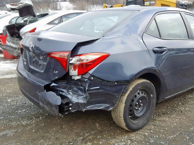 2T1BURHE6HC942248 - 2017 TOYOTA COROLLA L 蓝色 照片 9