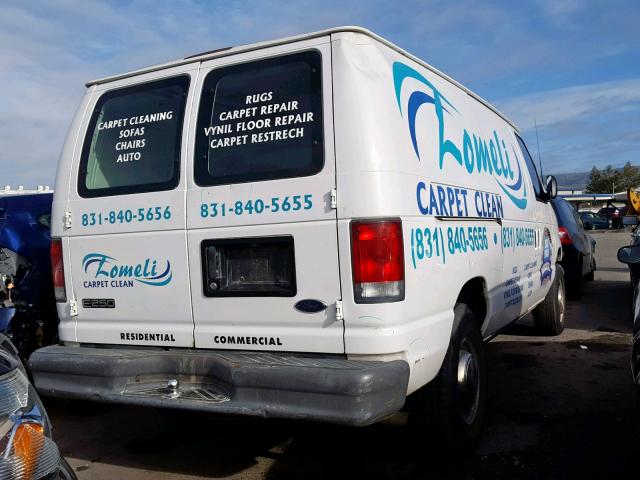 1FTNE24281HA02581 - 2001 FORD ECONOLINE Ақ фото 4