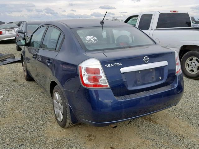 3N1AB6AP6AL623613 - 2010 NISSAN SENTRA 2.0 BLUE photo 3