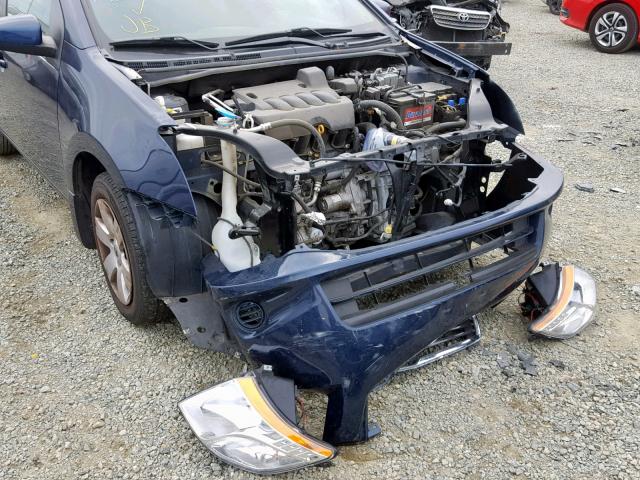 3N1AB6AP6AL623613 - 2010 NISSAN SENTRA 2.0 BLUE photo 9