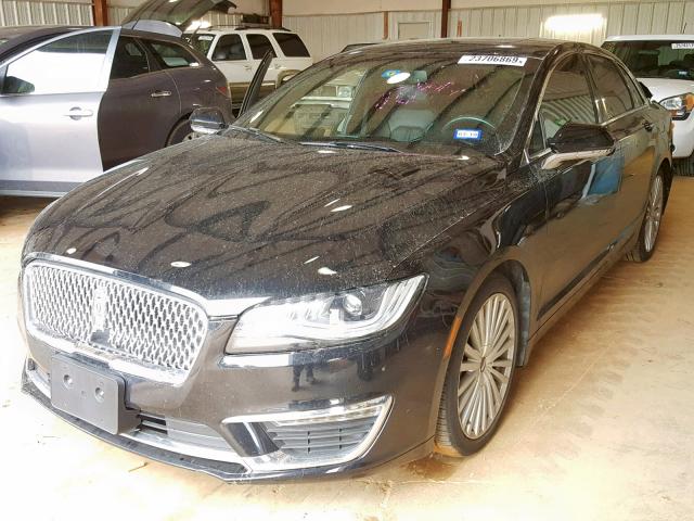 3LN6L5E96HR603855 - 2017 LINCOLN MKZ RESERV BLACK photo 2