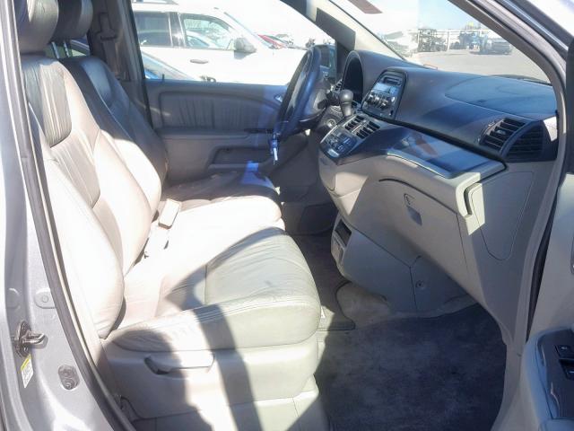 5FNRL38725B065233 - 2005 HONDA ODYSSEY EX GRAY photo 5