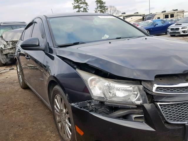 1G1PH5SB3D7101025 - 2013 CHEVROLET CRUZE ECO BLACK photo 1