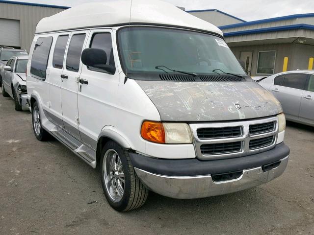 2B6HB11Z9WK136400 - 1998 DODGE RAM VAN B1 WHITE photo 1