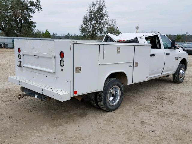 3C7WRTCJ4FG584187 - 2015 RAM 3500 WHITE photo 4