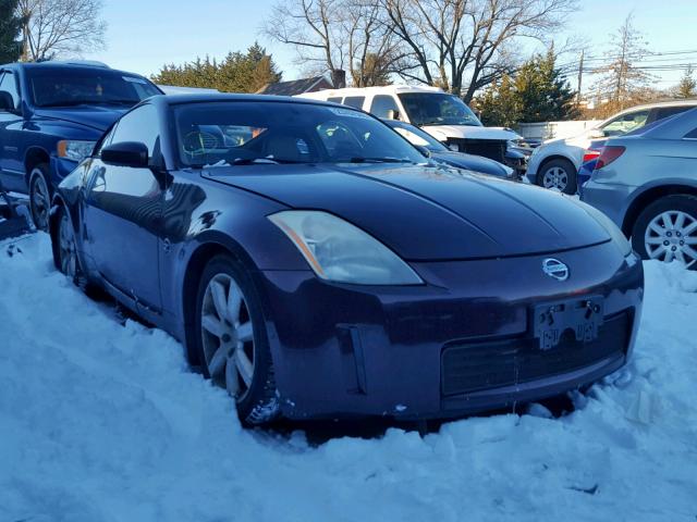 JN1AZ34D33T117165 - 2003 NISSAN 350Z COUPE BURGUNDY photo 1