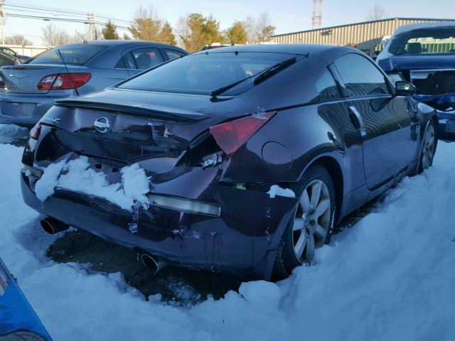 JN1AZ34D33T117165 - 2003 NISSAN 350Z COUPE BURGUNDY photo 4