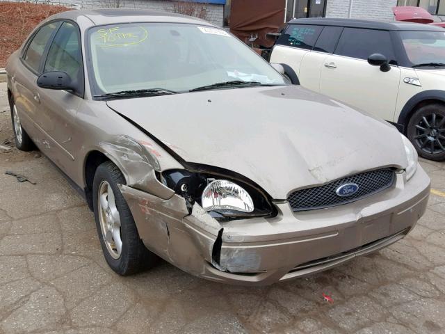 1FAFP56U06A163544 - 2006 FORD TAURUS SEL GOLD photo 1