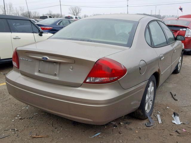 1FAFP56U06A163544 - 2006 FORD TAURUS SEL GOLD photo 4