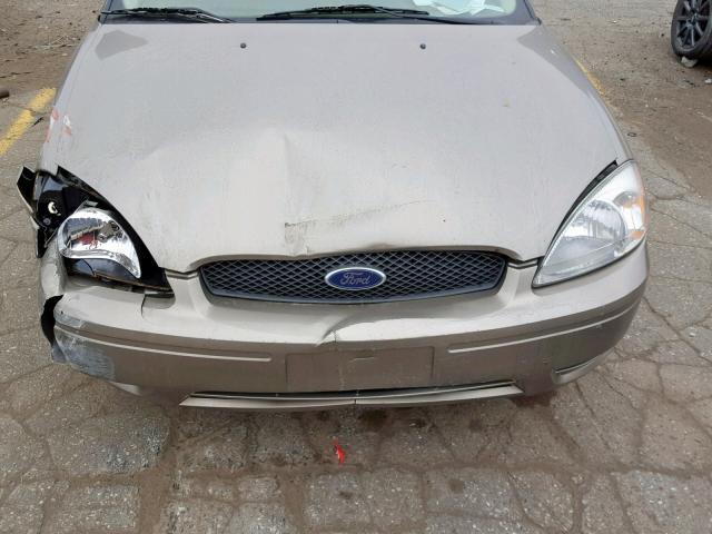 1FAFP56U06A163544 - 2006 FORD TAURUS SEL GOLD photo 7