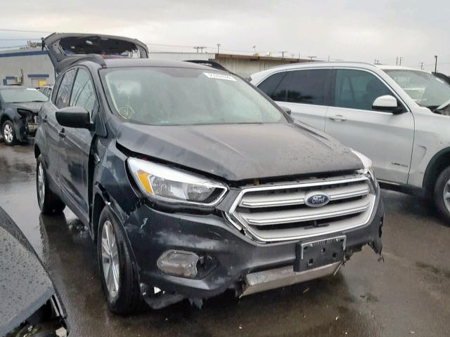 1FMCU0GD0JUC12848 - 2018 FORD ESCAPE SE GRAY photo 1