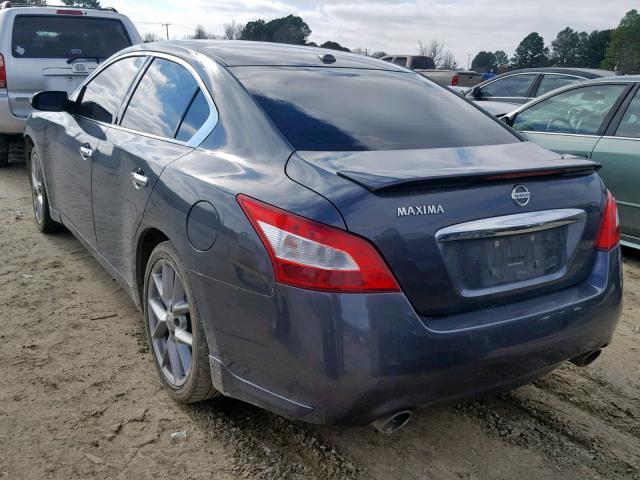 1N4AA5AP6BC849857 - 2011 NISSAN MAXIMA S CHARCOAL photo 3