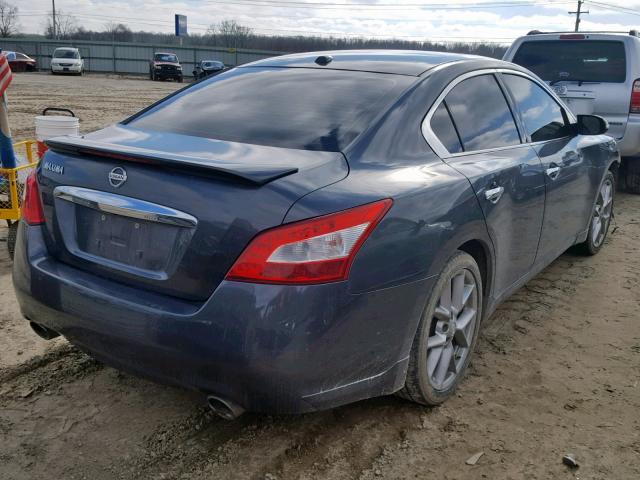 1N4AA5AP6BC849857 - 2011 NISSAN MAXIMA S CHARCOAL photo 4