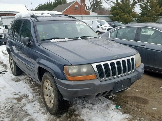 1J4GW48S71C645846 - 2001 JEEP GRAND CHER BLUE photo 1