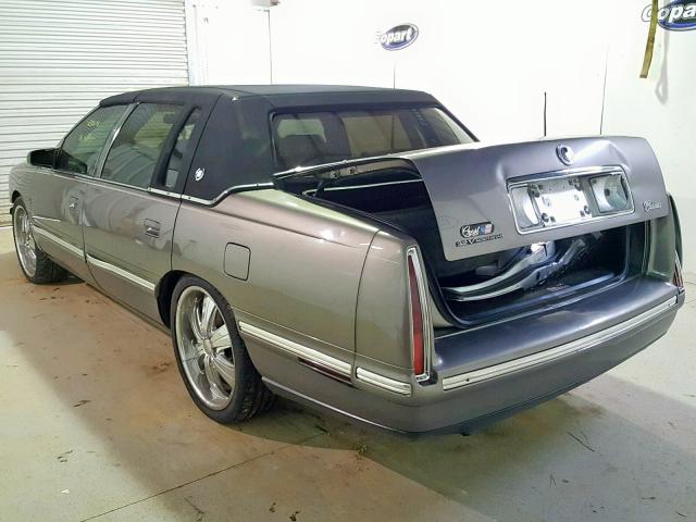 1G6KD54Y6XU748171 - 1999 CADILLAC DEVILLE GRAY photo 3