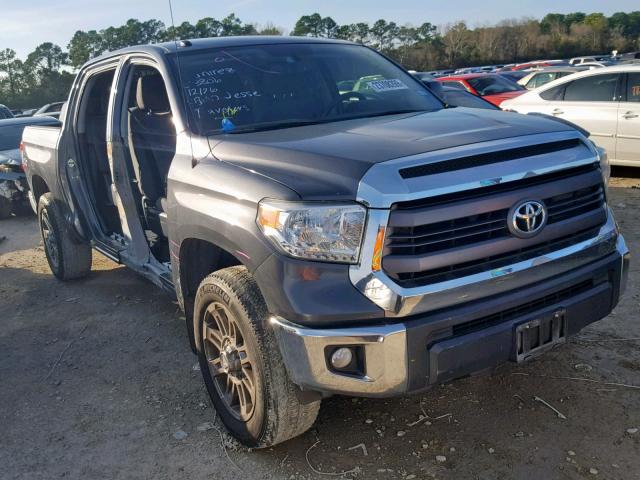 5TFEM5F19EX076662 - 2014 TOYOTA TUNDRA CRE CHARCOAL photo 1