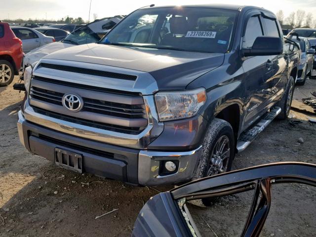 5TFEM5F19EX076662 - 2014 TOYOTA TUNDRA CRE CHARCOAL photo 2