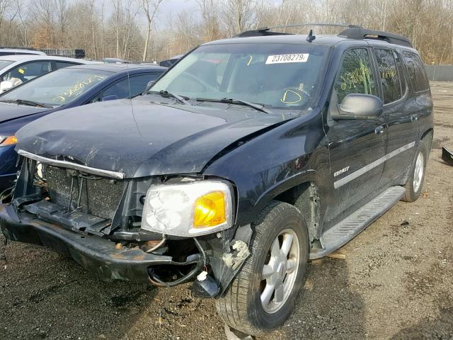 1GKET16S366141652 - 2006 GMC ENVOY XL BLACK photo 2