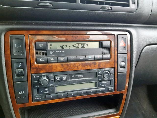 WVWPD63BXXE509660 - 1999 VOLKSWAGEN PASSAT GLX 白色 照片 9