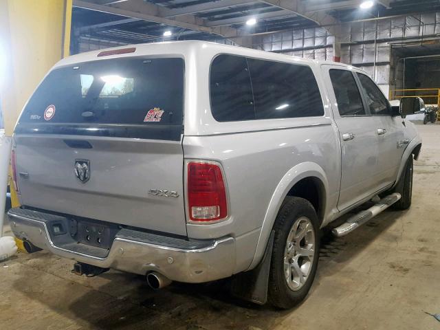 1C6RR7NT3ES412621 - 2014 RAM 1500 LARAM SILVER photo 4