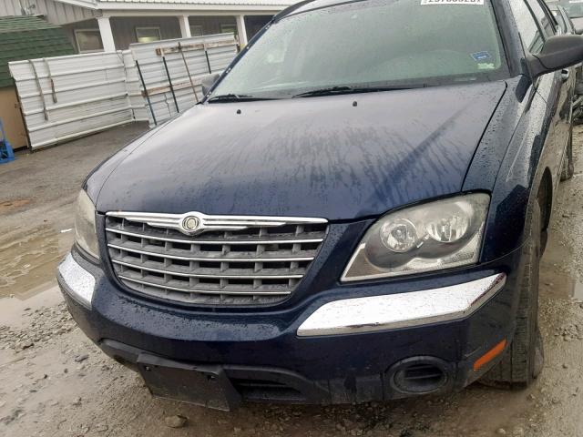 2C4GM684X5R408290 - 2005 CHRYSLER PACIFICA T BLUE photo 9