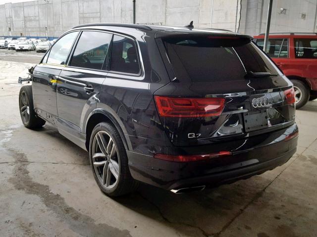 WA1VAAF78HD057946 - 2017 AUDI Q7 PRESTIG BLACK photo 3