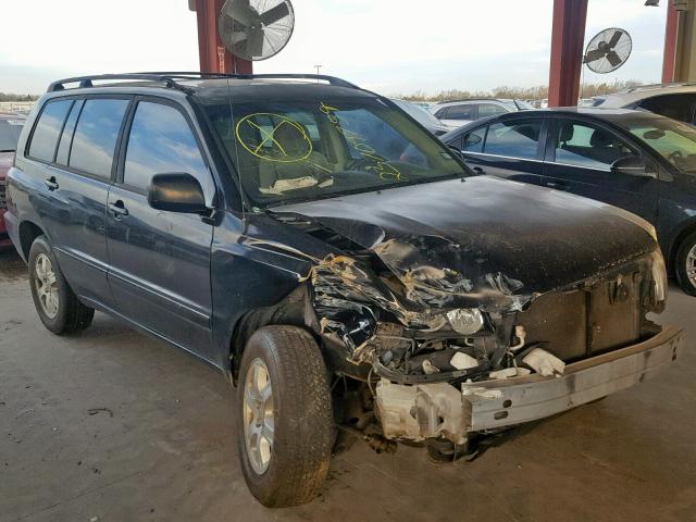 JTEGF21A630088987 - 2003 TOYOTA HIGHLANDER BLACK photo 9