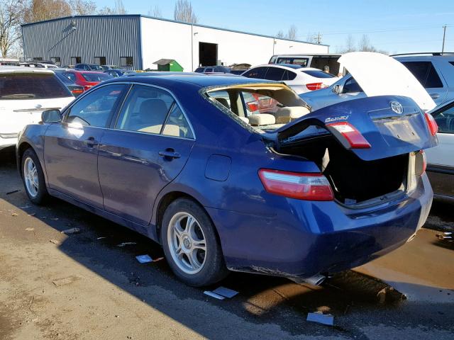 4T1BK46K88U065956 - 2008 TOYOTA CAMRY LE BLUE photo 3