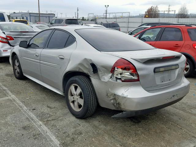2G2WP552481169097 - 2008 PONTIAC GRAND PRIX SILVER photo 3