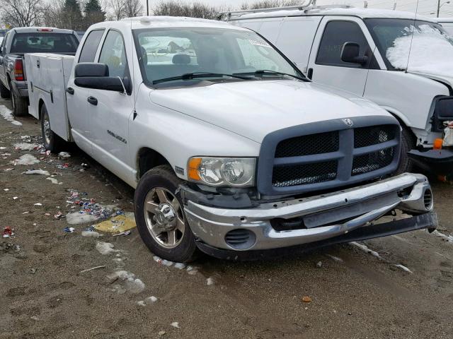 3D7KR28D85G828369 - 2005 DODGE RAM 2500 S WHITE photo 1