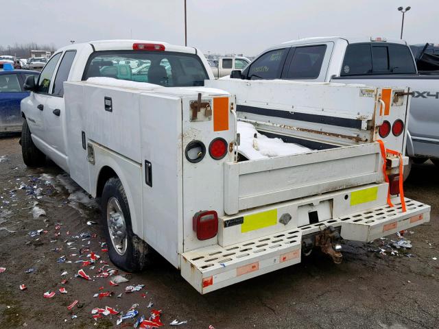 3D7KR28D85G828369 - 2005 DODGE RAM 2500 S WHITE photo 3