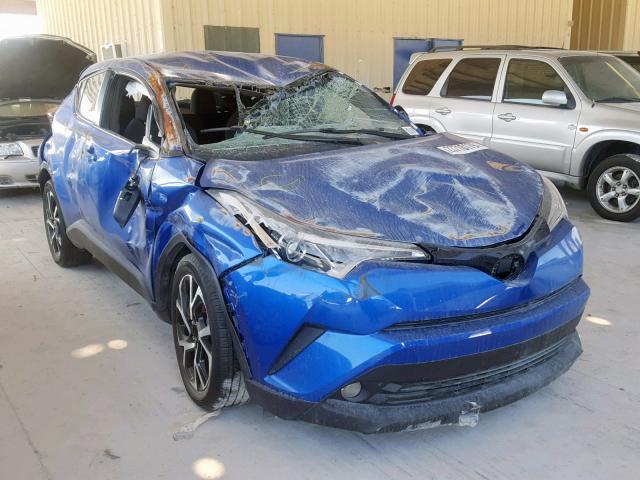 NMTKHMBX8JR030363 - 2018 TOYOTA C-HR XLE BLUE photo 1