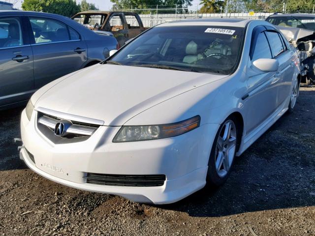 19UUA65595A078267 - 2005 ACURA TL WHITE photo 2