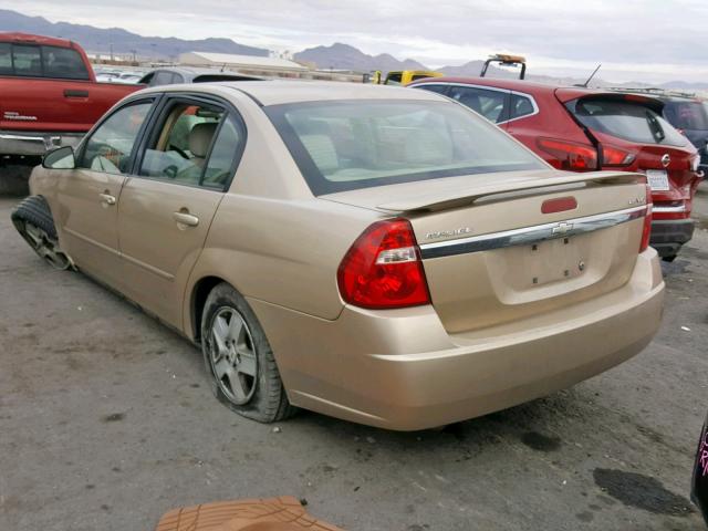1G1ZT52885F227495 - 2005 CHEVROLET MALIBU LS GOLD photo 3