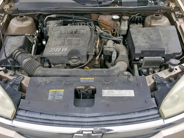 1G1ZT52885F227495 - 2005 CHEVROLET MALIBU LS GOLD photo 7